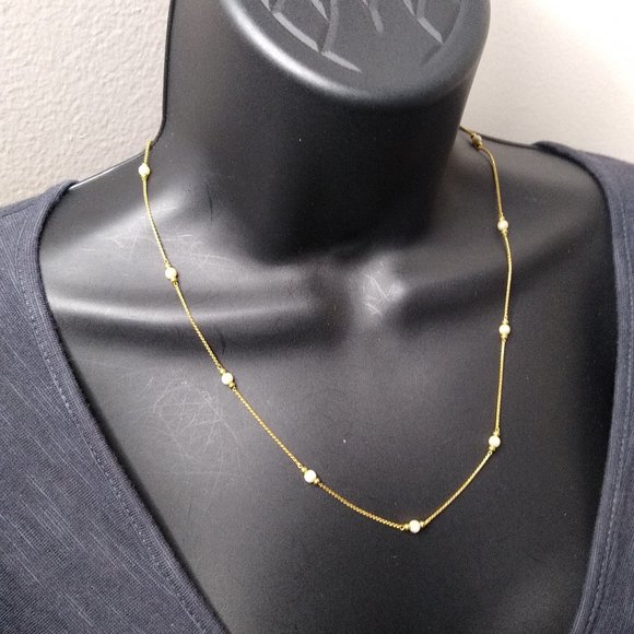 Small Bead Evoke Necklace 20 Inches - Picture 1 of 14